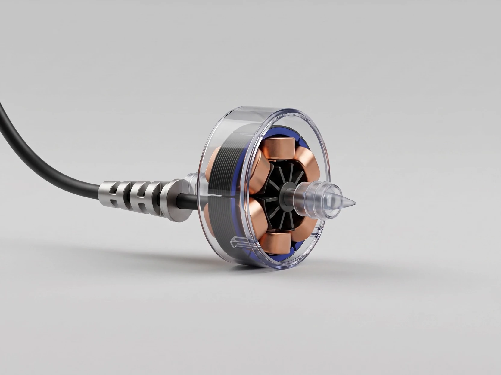 Eleusô assembly cutaway — engineering visualization